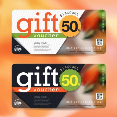 Hediye kuponu şablonu