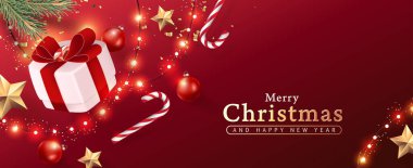 Noel Dekoratif Sınırı Festive Elements Arkaplan .Vektör illüstrasyonundan yapılmıştır.. 