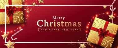 Noel Dekoratif Sınırı Festive Elements Arkaplan .Vektör illüstrasyonundan yapılmıştır.. 