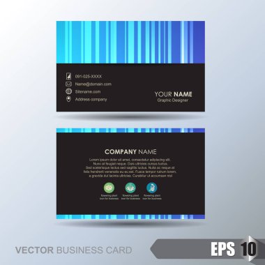 Modern kart şablonu arka planı