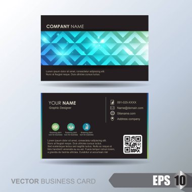 Modern kart şablonu arka planı