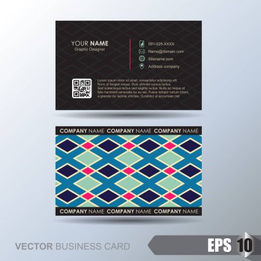 Modern kart şablonu arka planı