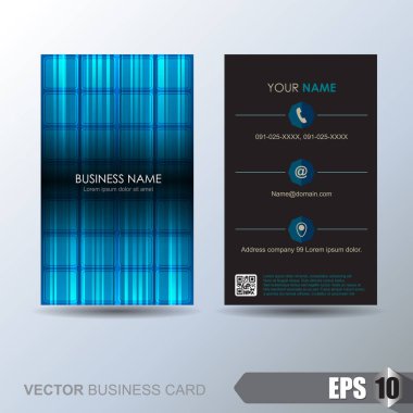 Modern kart şablonu arka planı