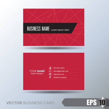 Modern kart şablonu arka planı