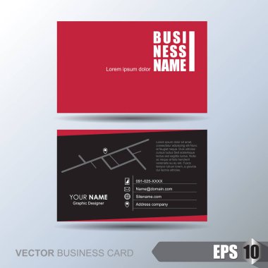 Modern kart şablonu arka planı