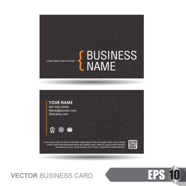 İş kartı şablonu tasarımı