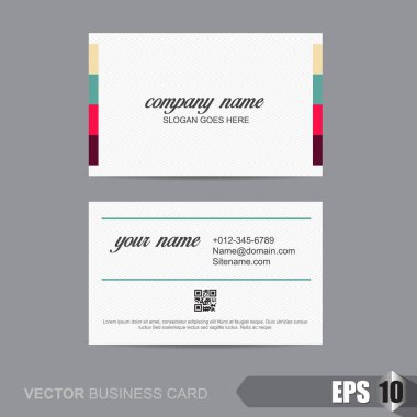 İş kartı şablonu tasarımı