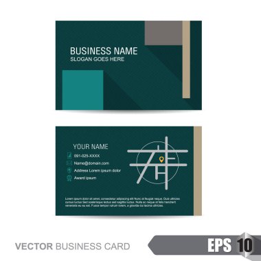 İş kartı şablonu tasarımı