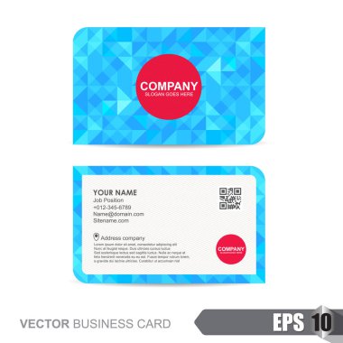 İş kartı şablonu tasarımı