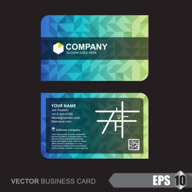 İş kartı şablonu tasarımı