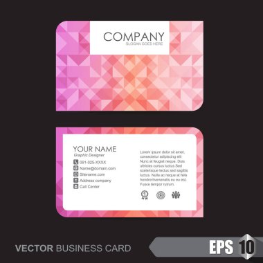 İş kartı şablonu tasarımı