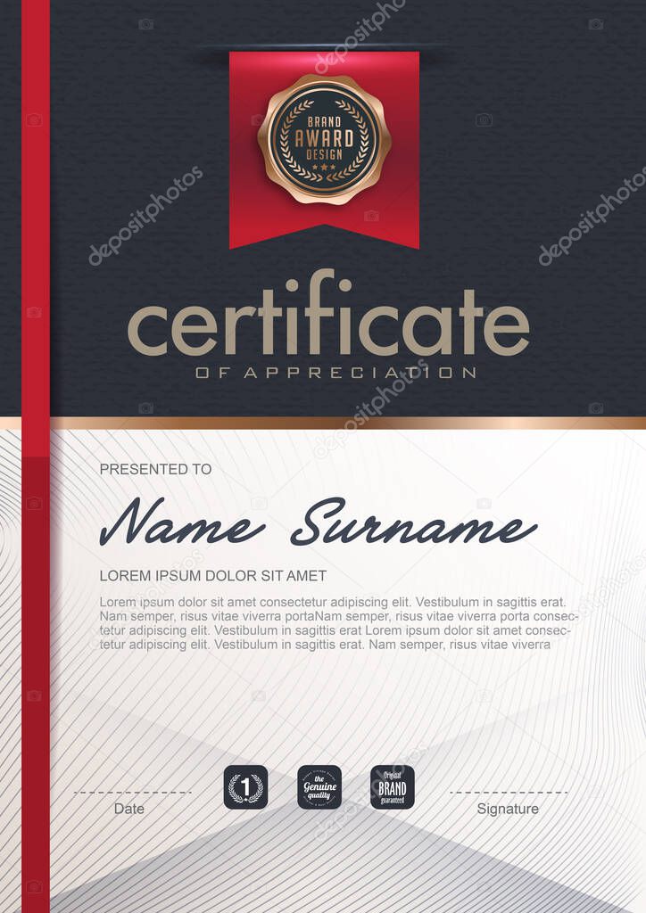 Diploma Certificate template design