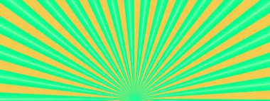 Soyut arkaplan dokusu vektörü ve arkaplan dijital web sitesi için illüstrasyonlu yeşil sarı ışınlar fraktal patlama güneş ışınları