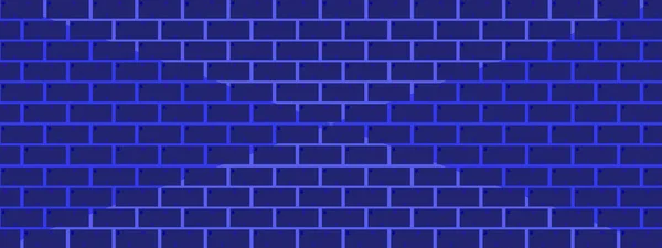 Голубая Кирпичная Стена Фон Креативные Ночные Пейзажи Геометрические Абстрактным Фоном — стоковый вектор