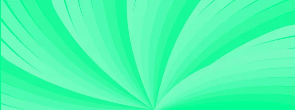 Friss Zöld Sugarak Örvény Napsugár Elvont Háttér Textúra Minta Művészet — Stock Vector