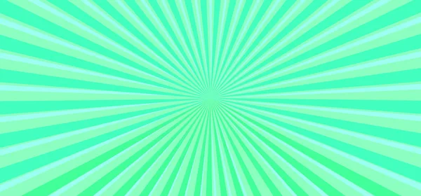 Bright Green Rays Sunbeam Burst Abstract Background Texture Wallpaper Pattern — Stock Vector