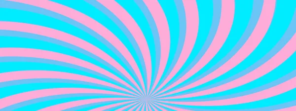 ピンクと青のパステルとともに光線旋回サンビーム抽象的な背景テクスチャパターン壁紙ベクトルイラストグラフィックデザイン現代的なスタイルの流行 — ストックベクタ
