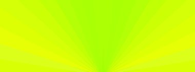 Işınlar, güneş ışınları, soyut arka plan deseni, dekor vektör çizimi, grafik tasarım modeliyle dolu taze yeşil sarı renkli.