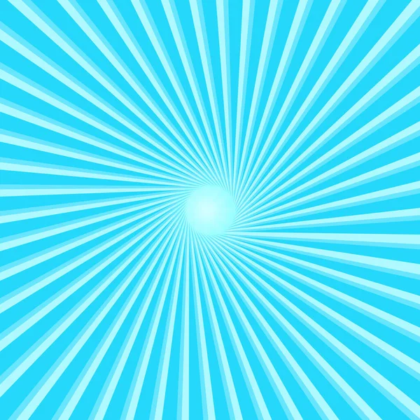 Φωτεινές Μπλε Ακτίνες Ηλιοφάνεια Ακτινική Στροβιλισμού Αφηρημένο Φόντο Υφή Μοτίβο — Διανυσματικό Αρχείο