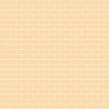Krem sarısı renkli tuğla duvar arkaplan dokusu vektör çizimi grafik tasarımı 