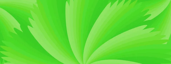 Folha Verde Abstrato Fundo Textura Padrão Com Raios Raios Sol — Vetor de Stock