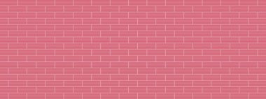 Kırmızı tuğla duvar dekorasyonlu arka plan deseni vintage vektör illüstrasyonu