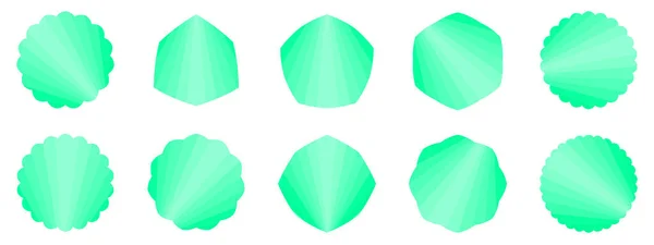 Rayons Verts Starburst Motif Abstrait Texture Fond Pour Parole Autocollant — Image vectorielle