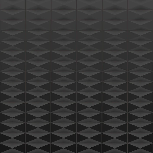 Textuur Zwart Patroon Metaal Abstract Koolstof Achtergrond Driehoek Concept Vorm — Stockvector