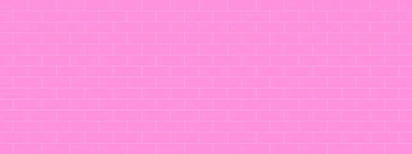 幾何学的 パターンシームレスベクトルイラストフラットデザインピンク色のレンガの壁の背景テクスチャ — ストックベクタ