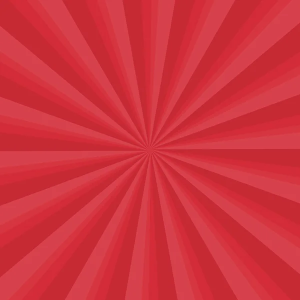 Astratto Rosso Colorato Sfondo Texture Con Raggi Sunburst Frattale Raggio — Vettoriale Stock