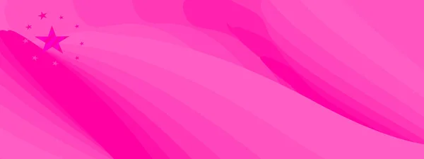粉色背景纹理墙纸色彩艳丽星形图标 抽象背景横幅招贴画矢量艺术平面设计未来派现代风格 — 图库矢量图片