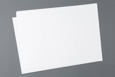 Gri arkaplanda albüm sayfası.