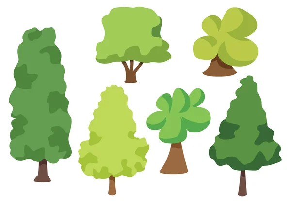 Stromový Vektor Ikona Izolované Bílém Pozadí Tree Logo Koncept — Stock fotografie