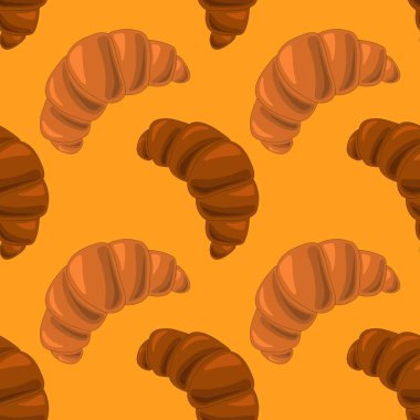 Kruvasanla kusursuz vektör deseni