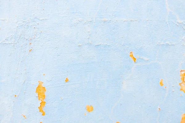 Tekstur lama pirus biru dinding retak, tekstur cat tua adalah chipping dan retak kehancuran jatuh — Stok Foto