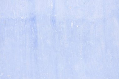 Eski doku turkuaz açık mavi çatlak duvar, eski boya dokusu çatlıyor ve çatlamış düşüş tahribatı