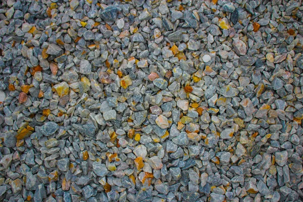 Colorful Pebble Mineral Stone Texture Stone Gravel Floor Background — Stock Photo, Image