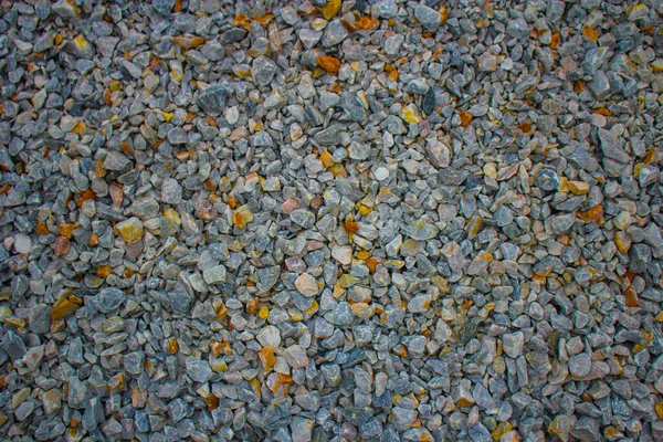 Kolorowe Żwirowa Minerał Tekstura Kamienna Kamień Żwirowe Tło Podłogi — Zdjęcie stockowe