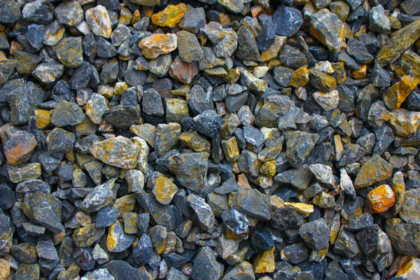 Colorful Pebble Mineral Stone Texture Stone Gravel Floor Background — Stock Photo, Image