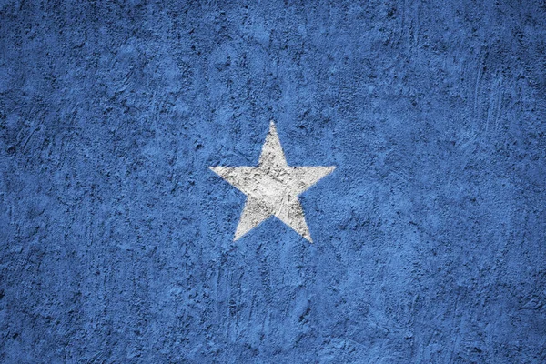 Bandera Somalia Muro Hormigón Grunge — Foto de Stock