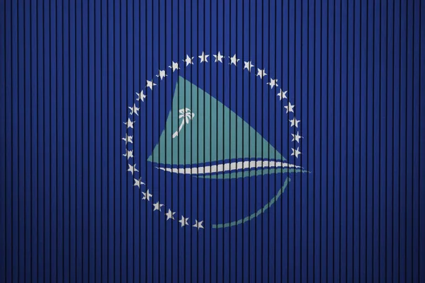 Flaga Wspólnoty Pacyfiku Namalowane Ścianie Betonowej — Zdjęcie stockowe