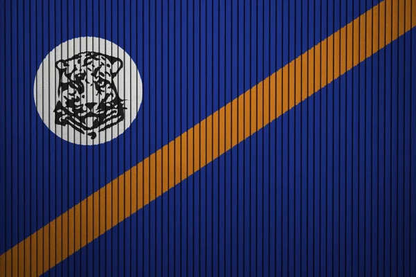 Bemalte Flagge Von Bophuthatswana Der Betonwand — Stockfoto