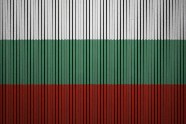 Painted Flag Bulgaria Concrete Wall — Stock Photo, Image