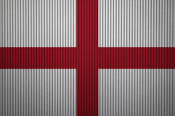 Gemalte Flagge Englands Der Betonwand — Stockfoto