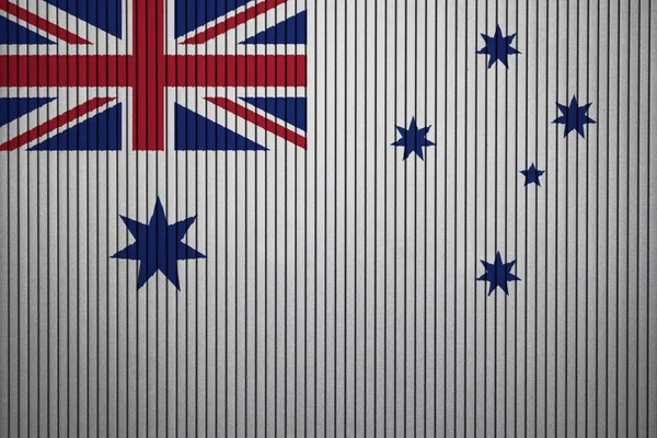 Bandera Pintada Alférez Naval Australia Muro Hormigón — Foto de Stock