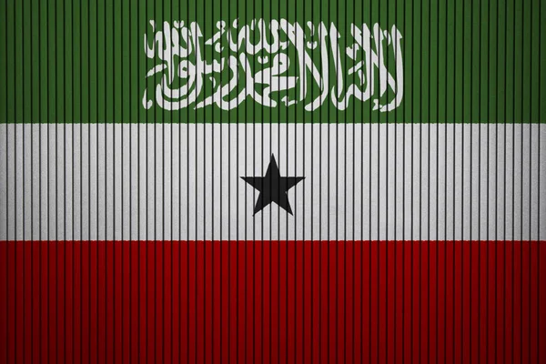 Bandiera Dipinta Del Somaliland Sul Muro Cemento — Foto Stock