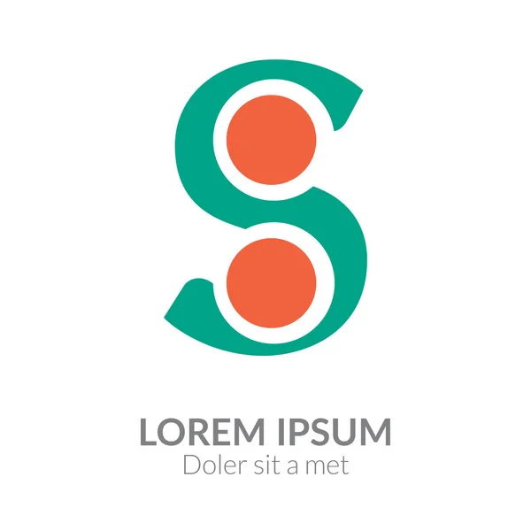 Стильний Типографічний Логотип Шаблон Літери — стоковий вектор
