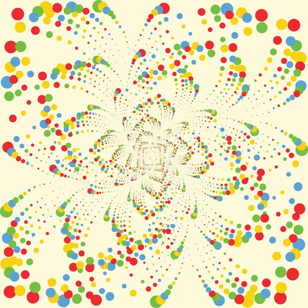 Cercles Colorés Modèle Vectoriel Pour Cartes Postales Tissu Impression Fond — Image vectorielle