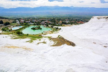 Türkiye, Pamukkale, doku kalıpları, doğal altyapı