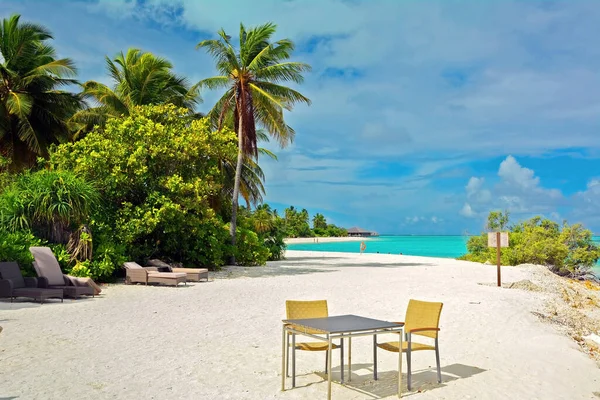 Wspaniałe Krajobrazy Luksusowe Wakacje Malediwach — Zdjęcie stockowe
